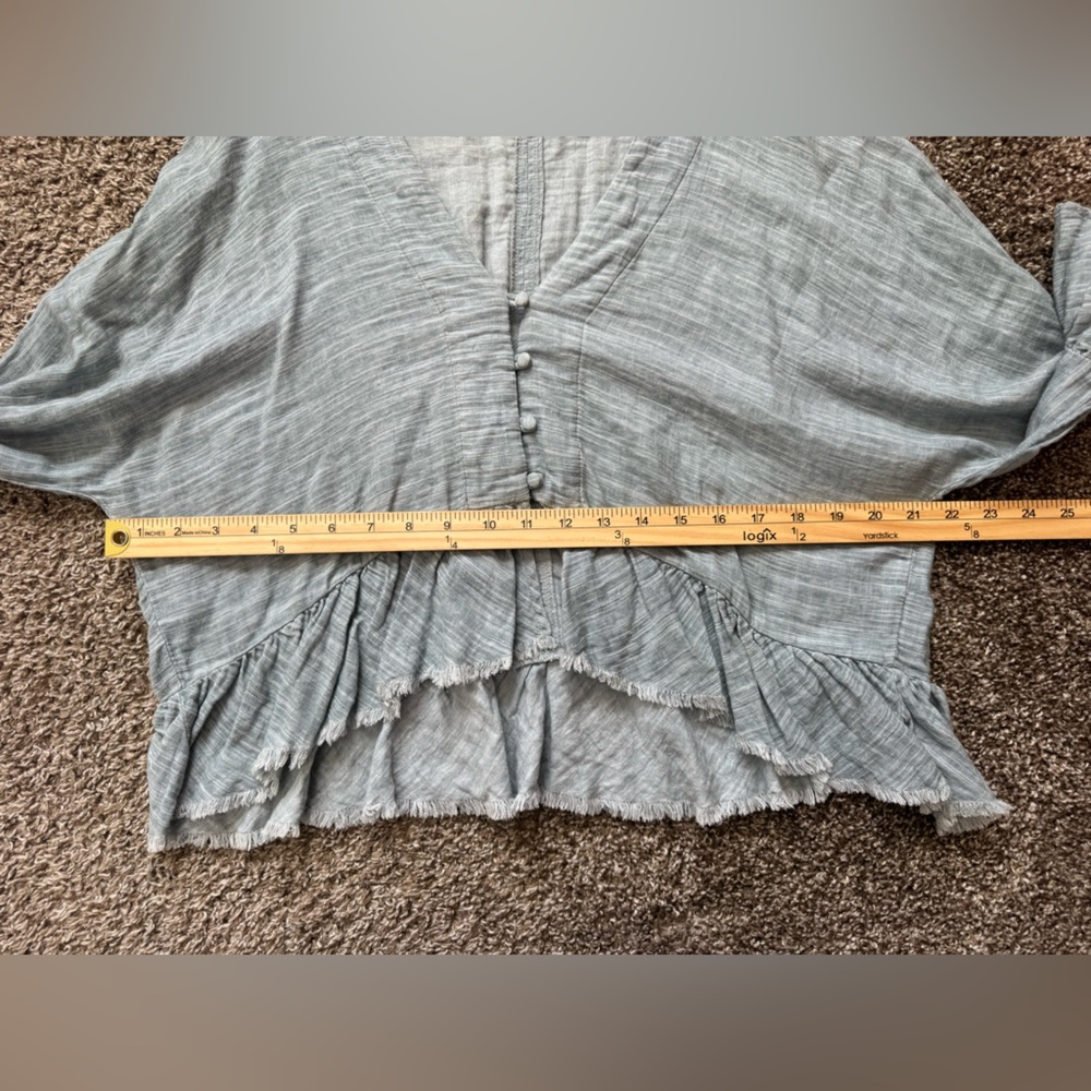 STORIA Ruffle trim blouse - Picture 6 of 9